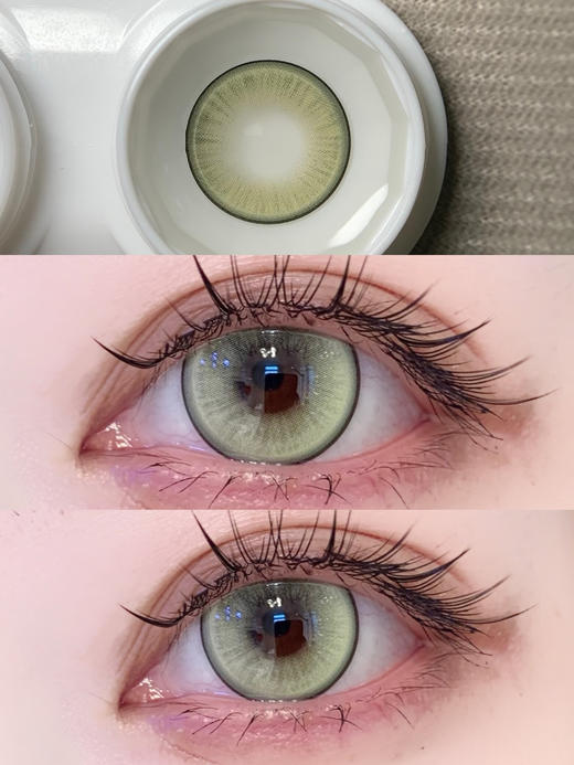 MirageColor黎雾旗下 | 盐霜蓝莓&半熟南瓜&偷心提子&肉桂桃子 14.5mm白狮参考着色大直径  半年抛 商品图5