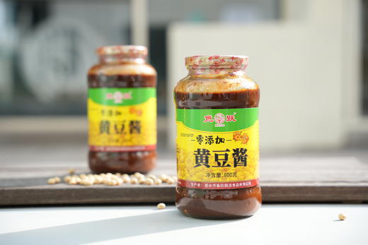 【零添加】黄豆酱 中华老字号 300天古法工艺纯粮食酿造零添加 鱼跃 商品图3
