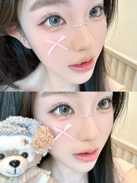 MirageColor黎雾旗下 |冰布鲁&野茶子&黑曼巴  14.5mm白狮参考着色中大直径  半年抛 2片 商品图12