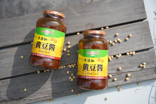 【零添加】黄豆酱 中华老字号 300天古法工艺纯粮食酿造零添加 鱼跃 商品图4