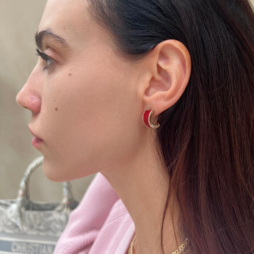 LHWINDSOR温莎珠宝 生命力耳环原创设计耳饰小众设计小清新饰品 商品图13