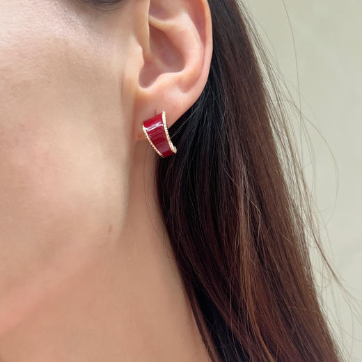 LHWINDSOR温莎珠宝 生命力耳环原创设计耳饰小众设计小清新饰品 商品图12