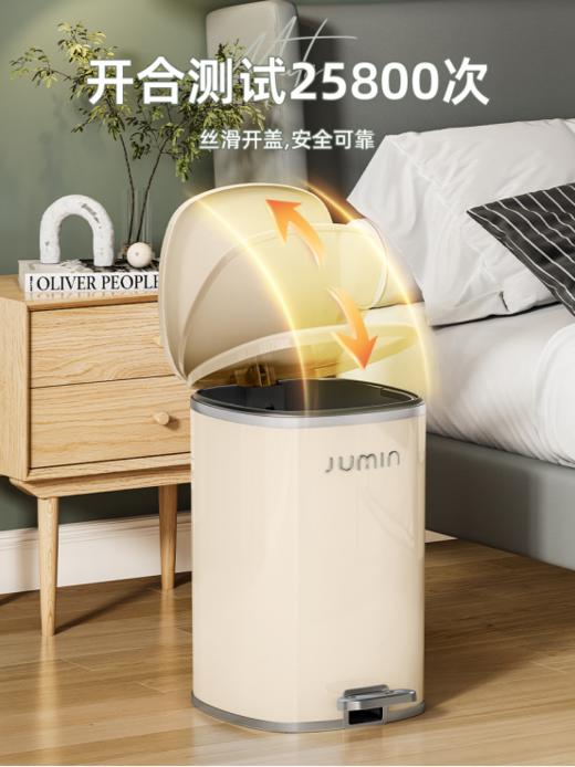 高品质 🌟【家居必备】大容量脚踩式垃圾桶🔥打造整洁家居🗑️大放价！简约线条，时尚色彩，😍轻松融入你的家居风格，而且可以容纳很多垃圾🔥 商品图4