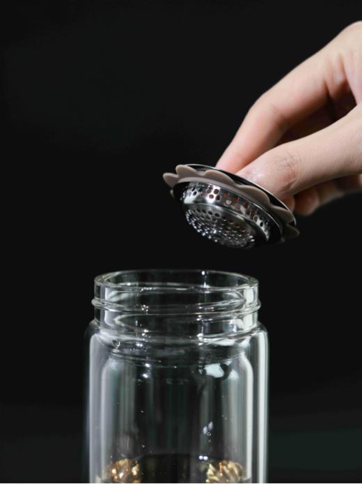 【德世朗DESLON玻璃杯】巨实用的玻璃杯 👉精选耐用耐温材质 👏手感舒适，容量合适办公、🌸居家、出门都好带，喝热水热茶都稳啦~ 商品图2