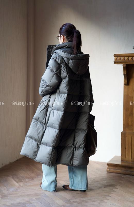 【门店同款】ENJOY冬季从“绒”冬日简约连帽羽绒服 159947159 商品图3