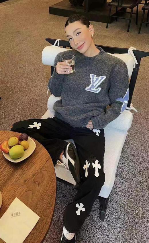 驴家2024FW秋冬新款Ski滑雪系列钩花圆领针织毛衣男女同款（U） 商品图10