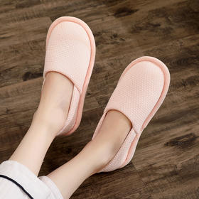 【2双】夏季薄款棉布月子鞋透气防滑软底包跟孕产妇坐月子拖鞋女