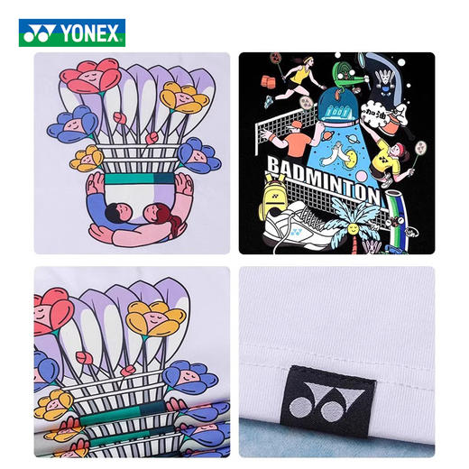 尤尼克斯 男女同款 国羽文化衫 YOBC4049CR 商品图2