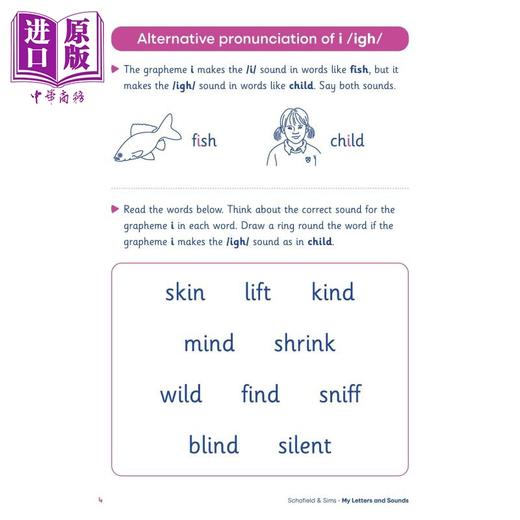 预售 【中商原版】My Letters and Sounds Phonics Practice Book 6 Phase 5 我的字母和声音 自然拼读练习册6 英文原版有答案5-6岁 商品图3