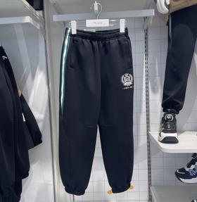 安踏儿童运动裤2024冬季男中大童宽松舒适束脚针织长裤 352447704