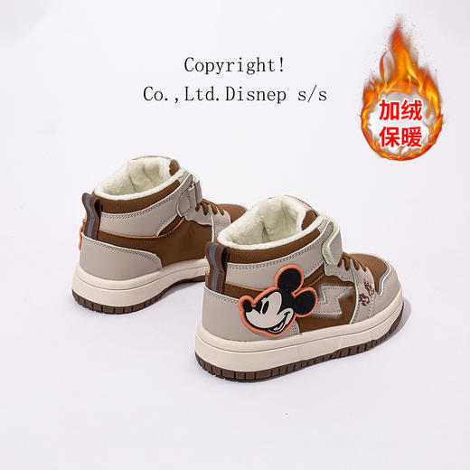 ❤️换新鞋啦【79.9/双】迪士尼冬季亲子儿童加绒休闲鞋运动鞋可爱防滑雪地靴26-40码聚 商品图2