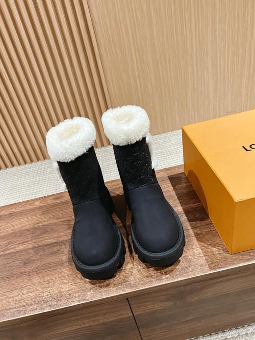 驴家秋冬新款羊毛靴子雪地靴真的太好看了吧羊（UX*HD） 商品图2