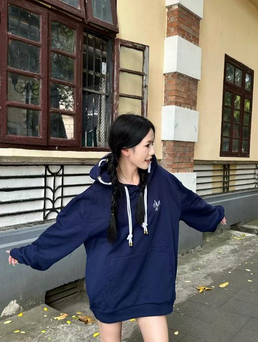 驴家 海军蓝连帽卫衣（DY） 商品图3