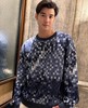 驴家24Fw秋冬新款马赛克渐变棋盘格Monogram花㚏针织毛衣男女同款（UY*DQJB） 商品缩略图3