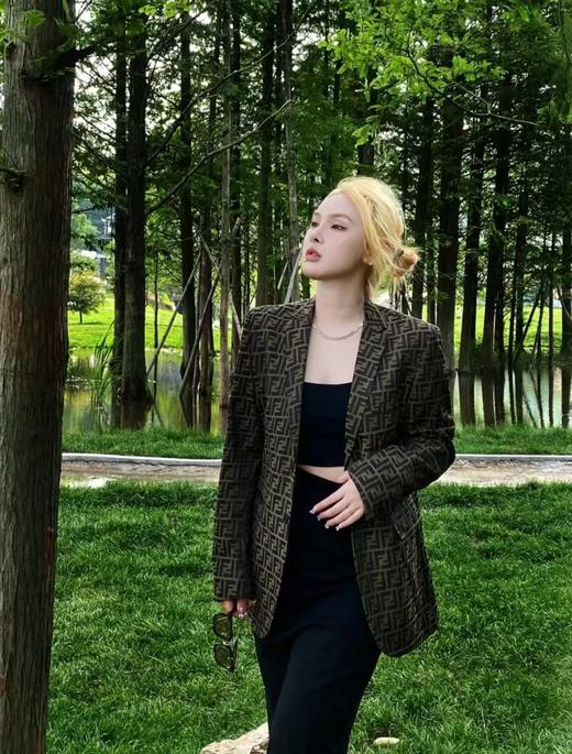 Fendi经典老花系列西装外套 商品图8