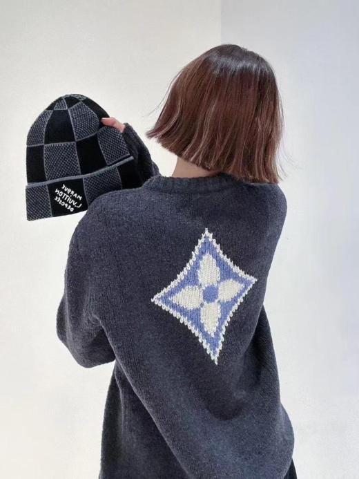 驴家2024FW秋冬新款Ski滑雪系列钩花圆领针织毛衣男女同款（U） 商品图4