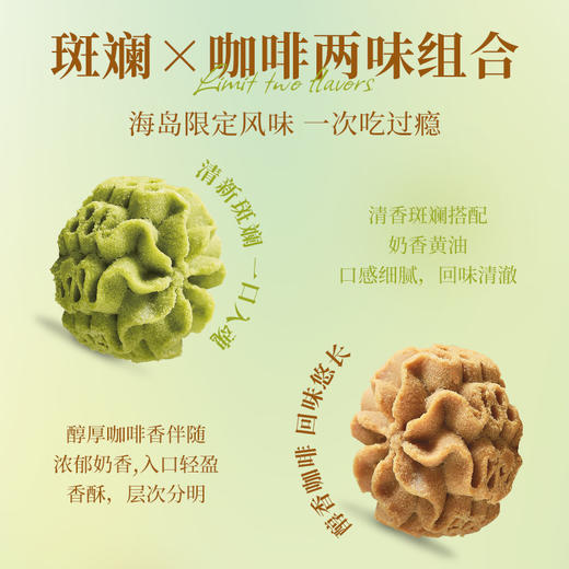 斑斓司绵云雪花曲奇组合装（斑斓味100g+咖啡味100g）干办公室网红零食品充饥解馋 商品图1