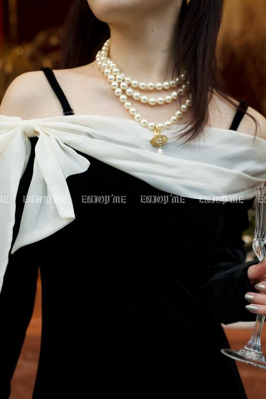 【门店同款】ENJOY冬季“漂亮朋友”蝴蝶结名媛轻礼服 160194166 商品图3