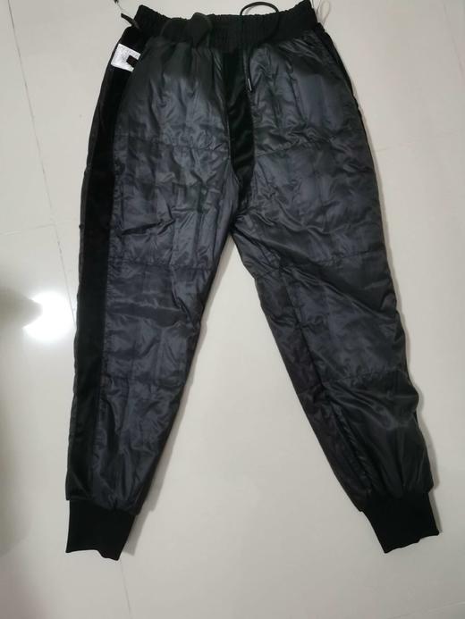 382776女式弹力工装羽绒裤，户外及学生必备，5个尺码S 到XXL，内侧加弹力缝活动自如，休闲时尚可搭配马丁靴 短筒靴，板鞋运动鞋，松紧腰带抽绳可调节腰围大小！适合各年龄段！实物膝上口袋无拉链是扣子 商品图8