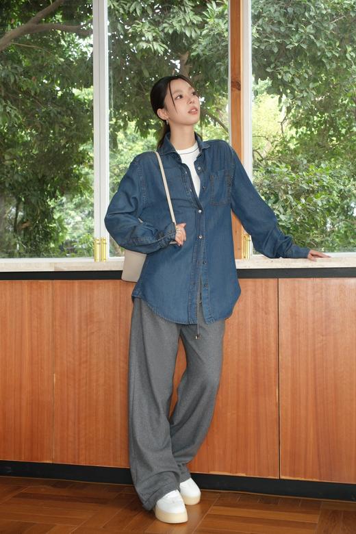 BC家2024秋冬新款牛仔衬衫高级感十足（UY*NICE) 商品图1