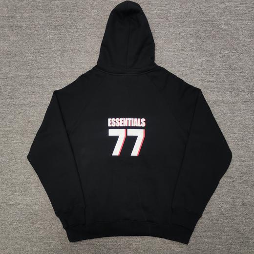 FOGFEAROFGODESSENTIALS新款77字母重磅高街短袖情侣款连帽卫衣男女同款（UY*BG) 商品图3