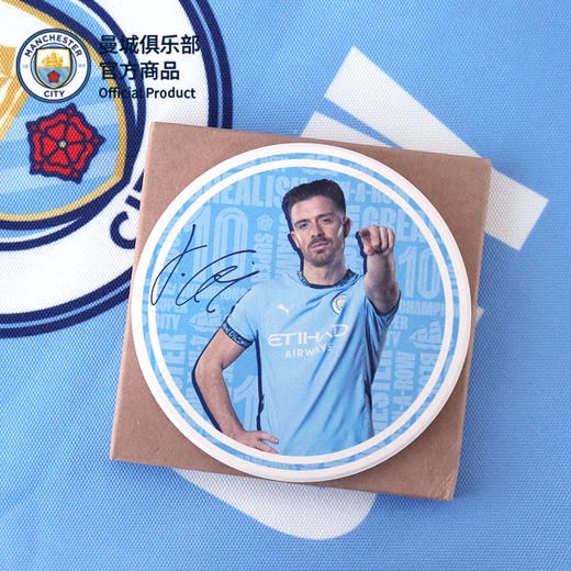 【官方正版】曼城俱乐部 | 球员杯垫家居办公隔热垫足球迷礼物 商品图4