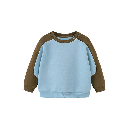 迷你巴拉男女童冬新品加绒亲肤卫衣舒弹长袖上衣 商品图4