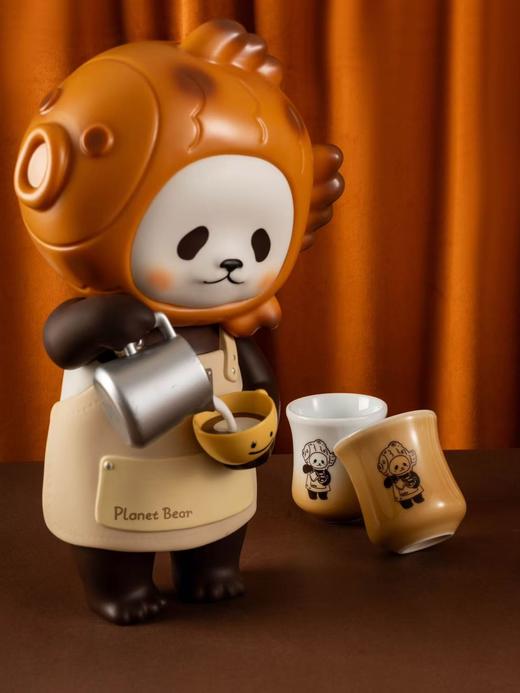 CCCLAY限定系列 | 白熊CoCo咖啡师系列 太妃糖渐变奶咖杯 商品图3