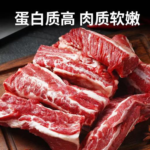 买一斤送一斤  澳洲谷饲180天安格斯牛肋条500g*2  A-3823（效期26年9-10月左右）大黄鲜森 商品图4