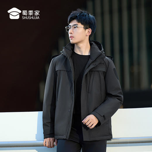 【专用款三防羽绒服】魔术贴保暖羽绒服外套防水防污通勤棉服 YZ406 商品图6