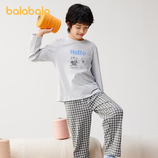【ninigogoIP】巴拉巴拉儿童睡衣套装棉2025春新款男童家居服女童 商品图2
