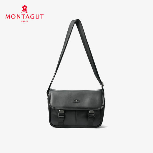 法国梦特娇秋冬时尚休闲单肩百搭邮差包男包 商品图0