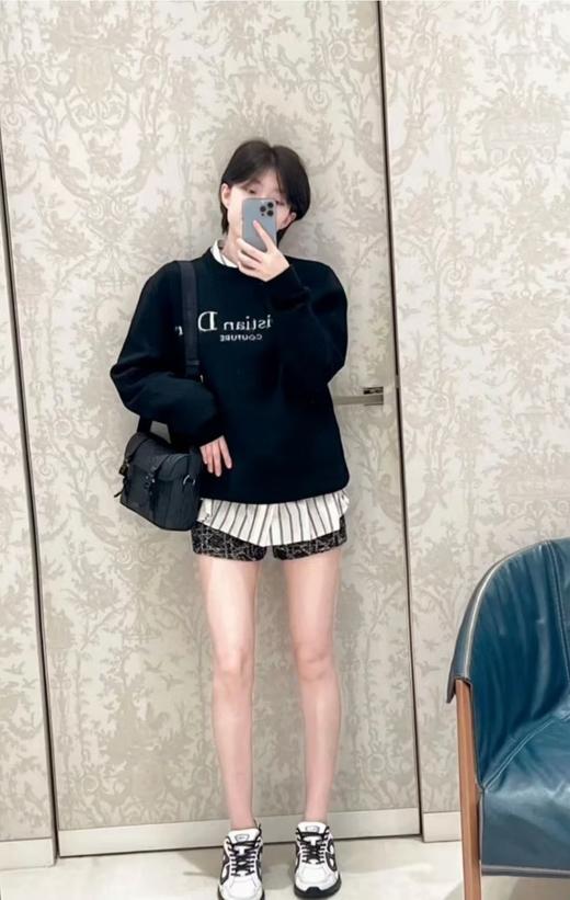 D家 拉绒字母提花套头衫（DY） 商品图5