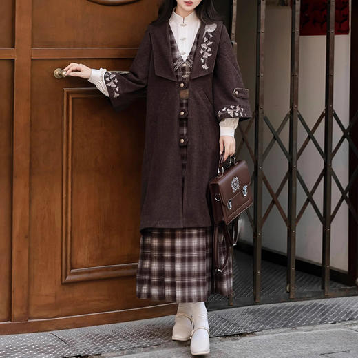 裁缝学苑AS386新中式国风改良汉元素大衣连衣裙套装纸样女装样板图纸 商品图3