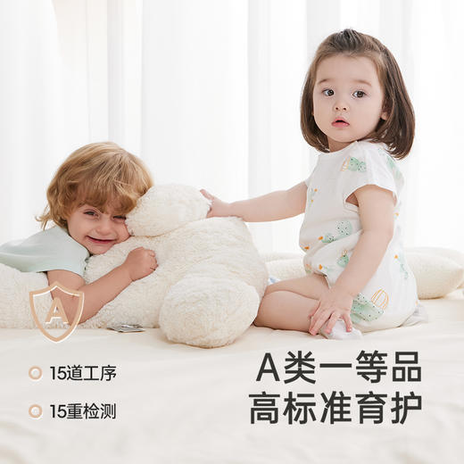 英氏婴儿哈衣新生儿衣服宝宝连体衣包屁衣夏季爬服纯棉短袖薄款夏 商品图3