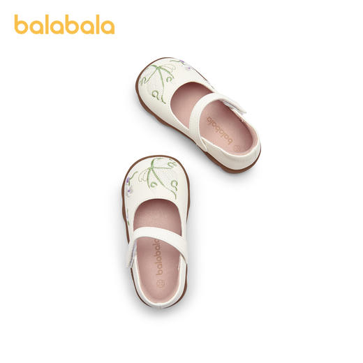巴拉巴拉童鞋女童公主鞋精致国风刺绣汉服鞋2025春秋新款鞋子防滑 商品图4