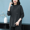 CC-SYX-9233宽松遮肚上衣秋冬内搭中长款女士毛衣洋气百搭大码打底衫 商品缩略图3