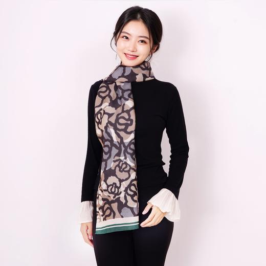 青云染/ClouDyeing 【繁花】丝绸 抗皱柞蚕丝披肩-送礼长巾 商品图2