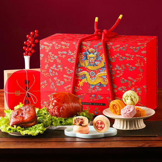 御茶膳房年货熟食糕点心礼盒送礼长辈走亲戚置办春节过年高档礼品 商品图0