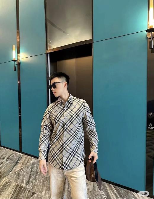 巴家 24ss新款秋冬格子对位衬衫男女同款（UY*BG） 商品图4