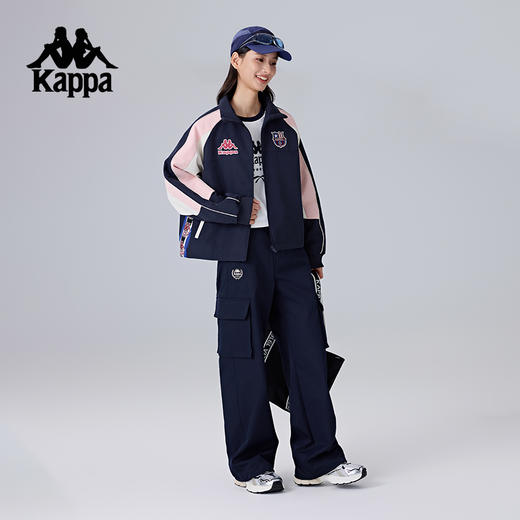 Kappa卡帕背靠背运动棉衣女冬季新款休闲外套宽松加厚保暖棉服潮K0F22MM01 商品图4