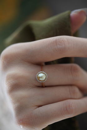 金珠keshi戒指「太阳神」