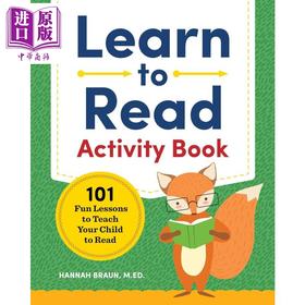 【中商原版】Learn to Read Activity Book: 101 Fun Lessons to Teach Your Child to Read 学习阅读活动手册 英文学习