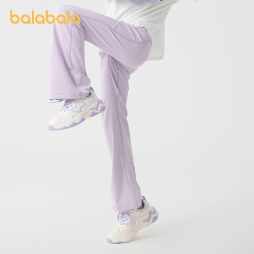 巴拉巴拉童装儿童女童长裤2025新款春装大童弹力舒适潮流喇叭裤女 商品图1