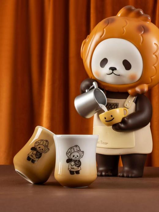 CCCLAY限定系列 | 白熊CoCo咖啡师系列 太妃糖渐变奶咖杯 商品图1