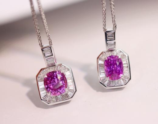 1.3ct刻面紫蓝宝吊坠 商品图0