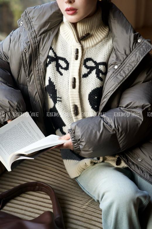 【门店同款】ENJOY冬季从“绒”冬日简约连帽羽绒服 159947159 商品图7