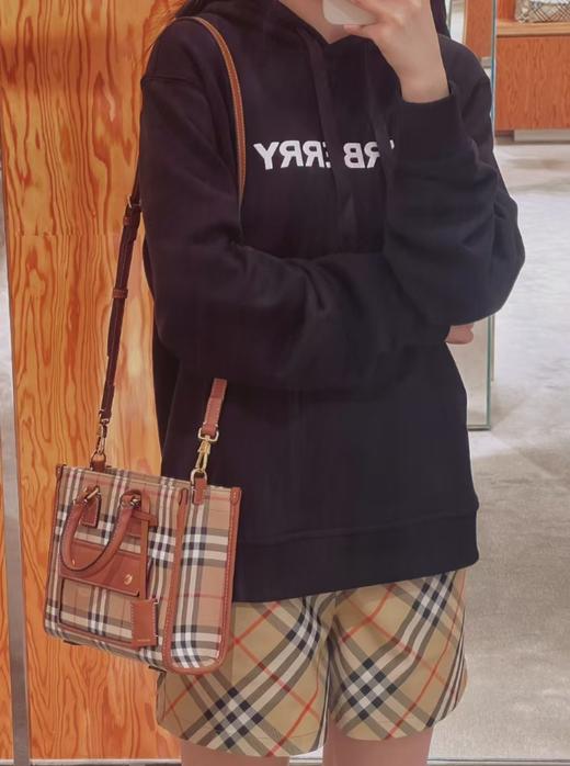 巴家 新迷你棕色格纹 芙蕾雅托特包（UB*CB） 商品图6