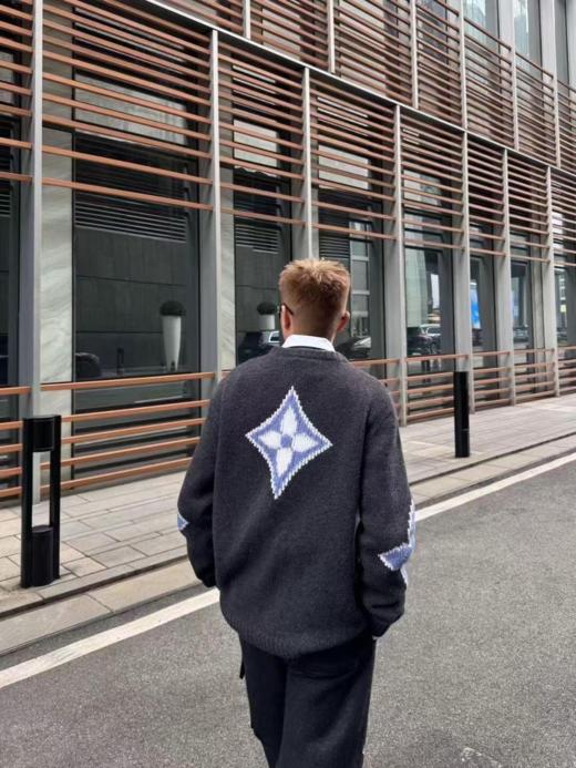 驴家2024FW秋冬新款Ski滑雪系列钩花圆领针织毛衣男女同款（U） 商品图9