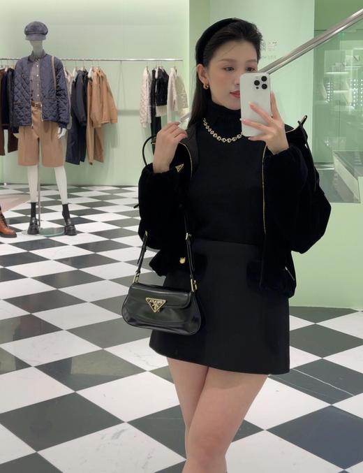 P家24FW秋冬新款丝绒连帽外套（UY*DQJB) 商品图11